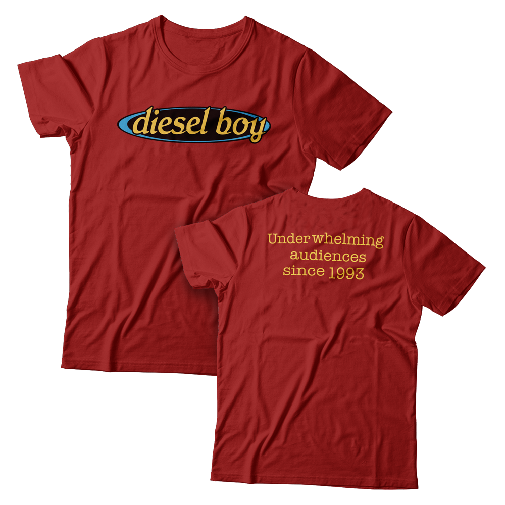 DIESEL BOY - "Oval Logo" (Cardinal Red) (T-Shirt)