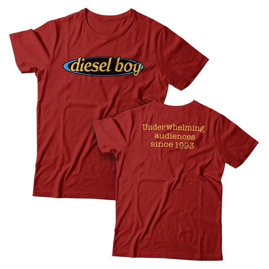 DIESEL BOY - "Oval Logo" (Cardinal Red) (T-Shirt)