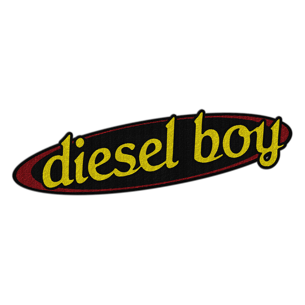 DIESEL BOY - "Oval Logo" (Embroidered Patch)