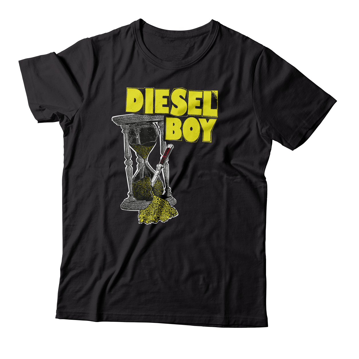 DIESEL BOY - "Hourglass" (Black) (T-Shirt)