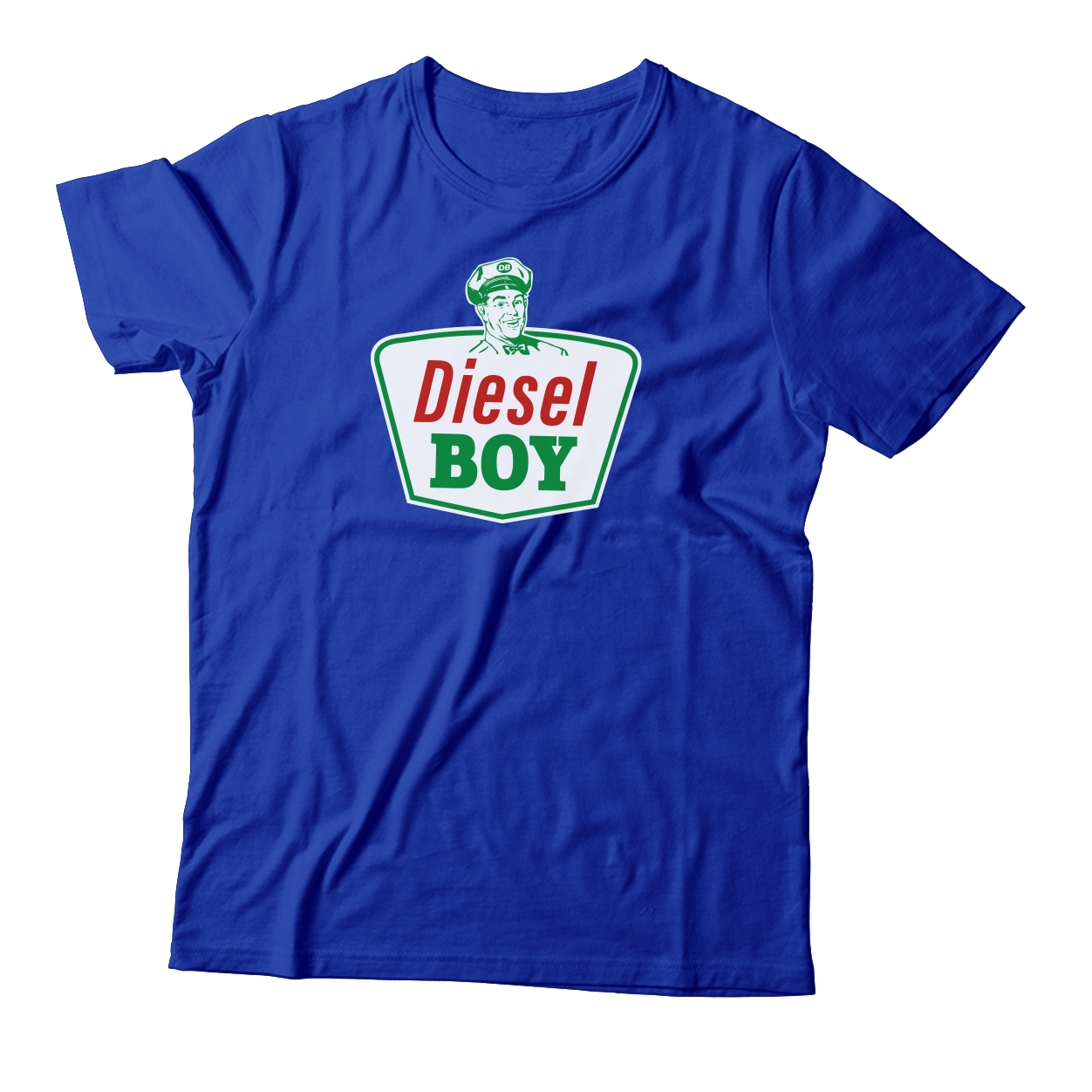 DIESEL BOY - "Oil Man" (Royal Blue) (T-Shirt)