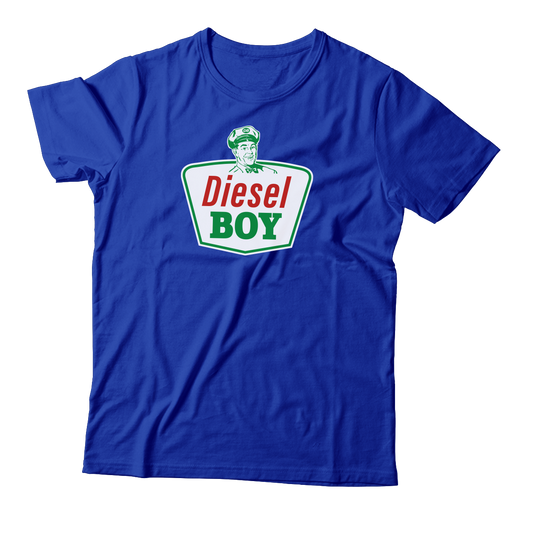 DIESEL BOY - "Oil Man" (Royal Blue) (T-Shirt)