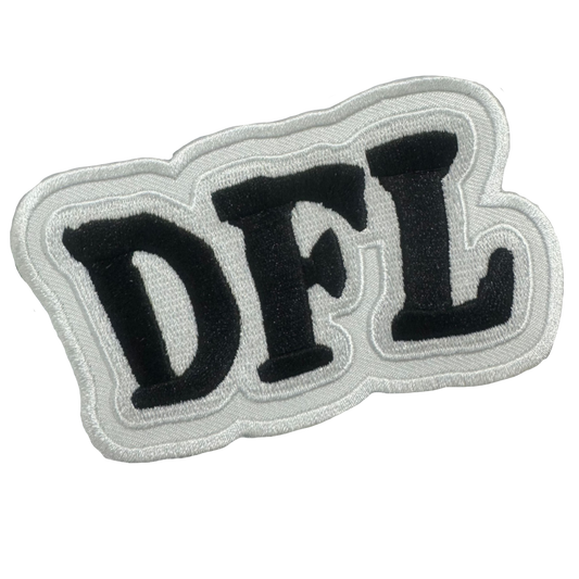 DFL - "Proud To Be" (Black on White) (Embroidered Patch)