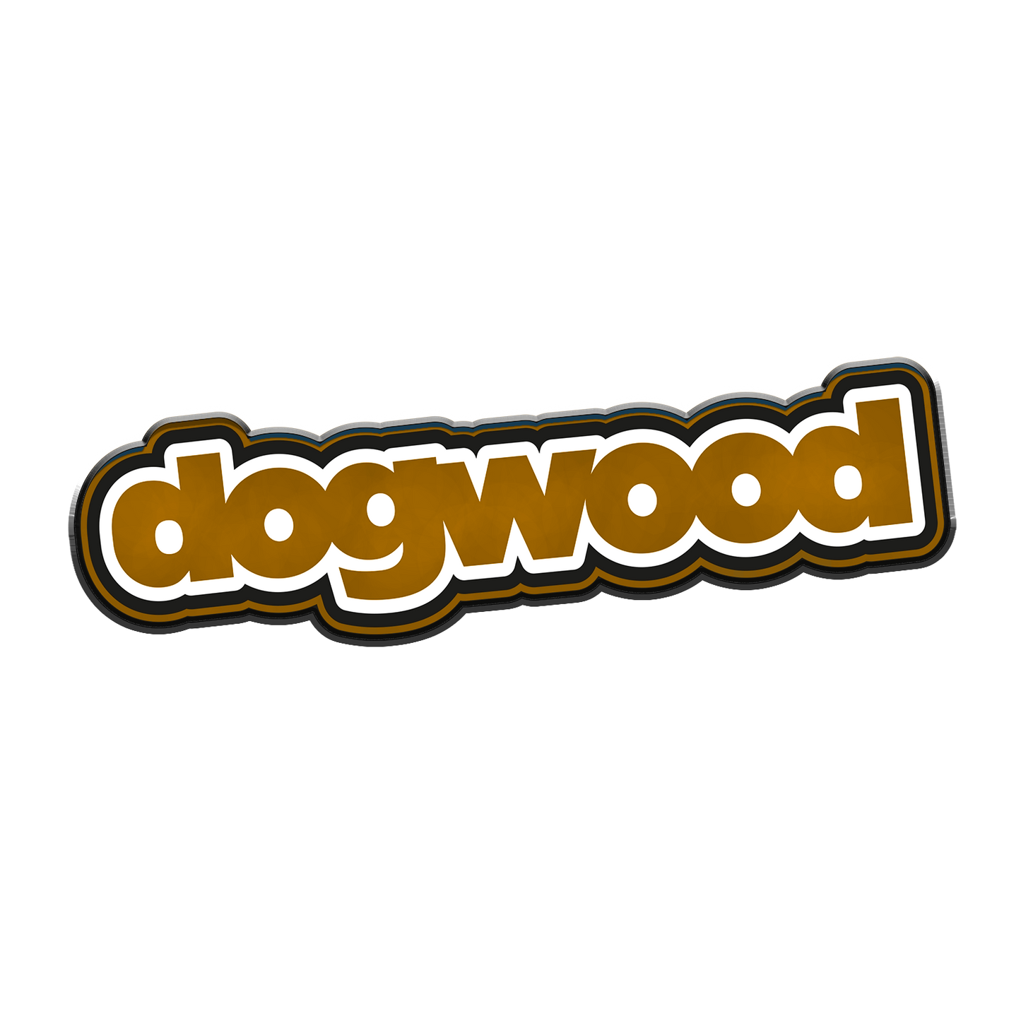 DOGWOOD - "Logo" (Brown) (Enamel Lapel Pin)