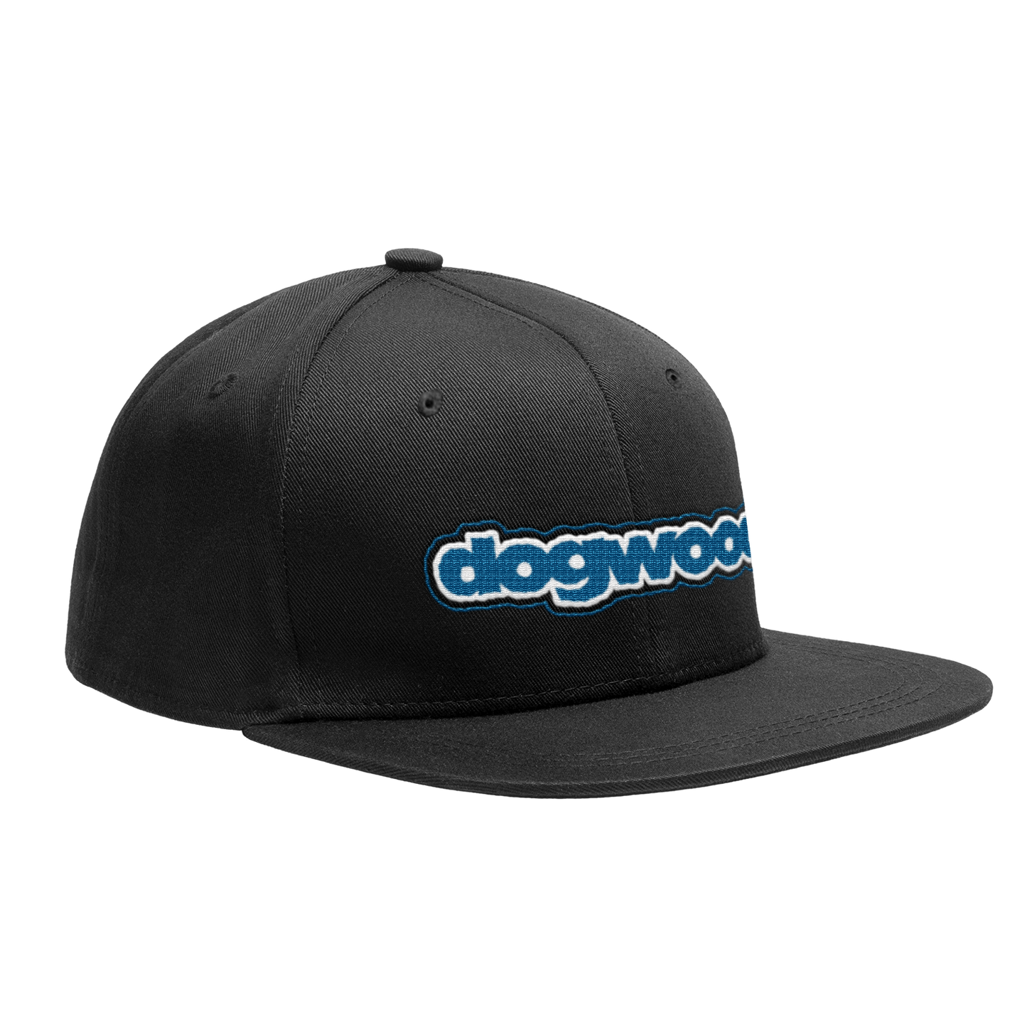 DOGWOOD - "Logo / Blue" (Black) (Snapback Cap)