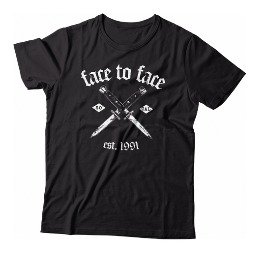 FACE TO FACE - "Switchblades" (Black) (T-Shirt)