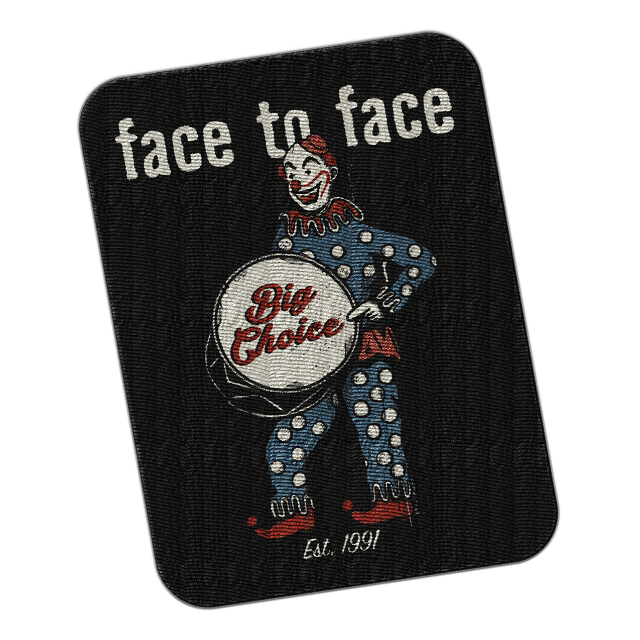 FACE TO FACE - "Big Choice / Clown" (Embroidered Patch)