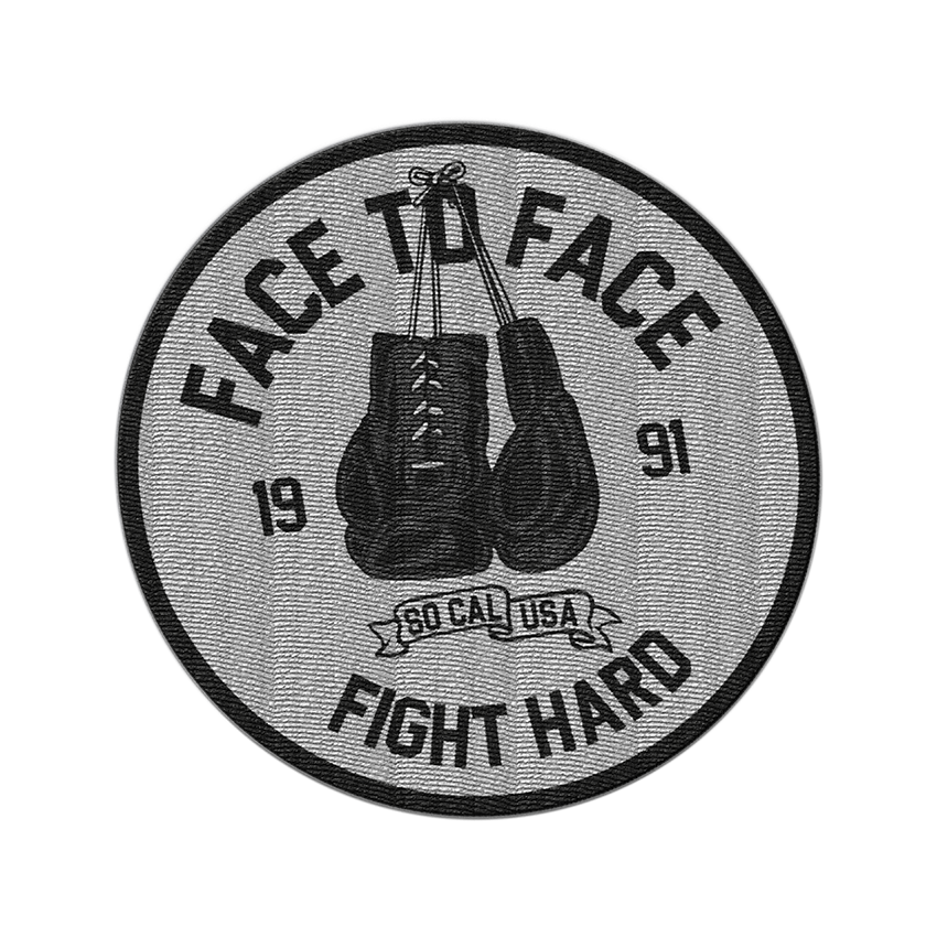 FACE TO FACE - "Boxing Gloves" (Embroidered Patch)