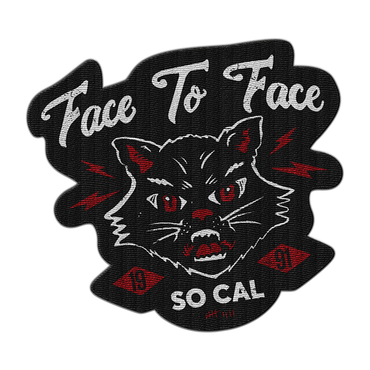FACE TO FACE - "Cat" (Embroidered Patch)