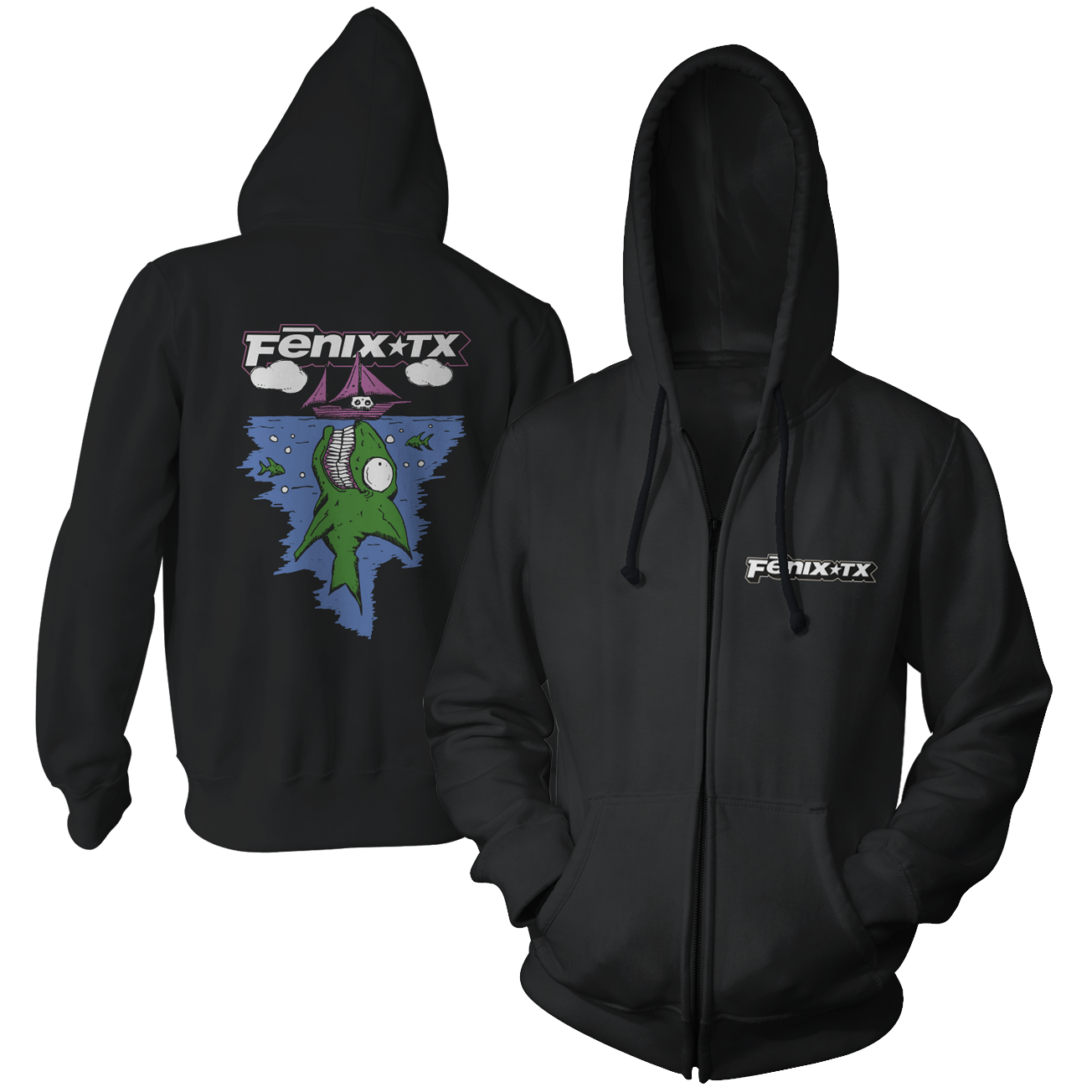 FENIX TX - "Big Fish" (Zip Hoodie)