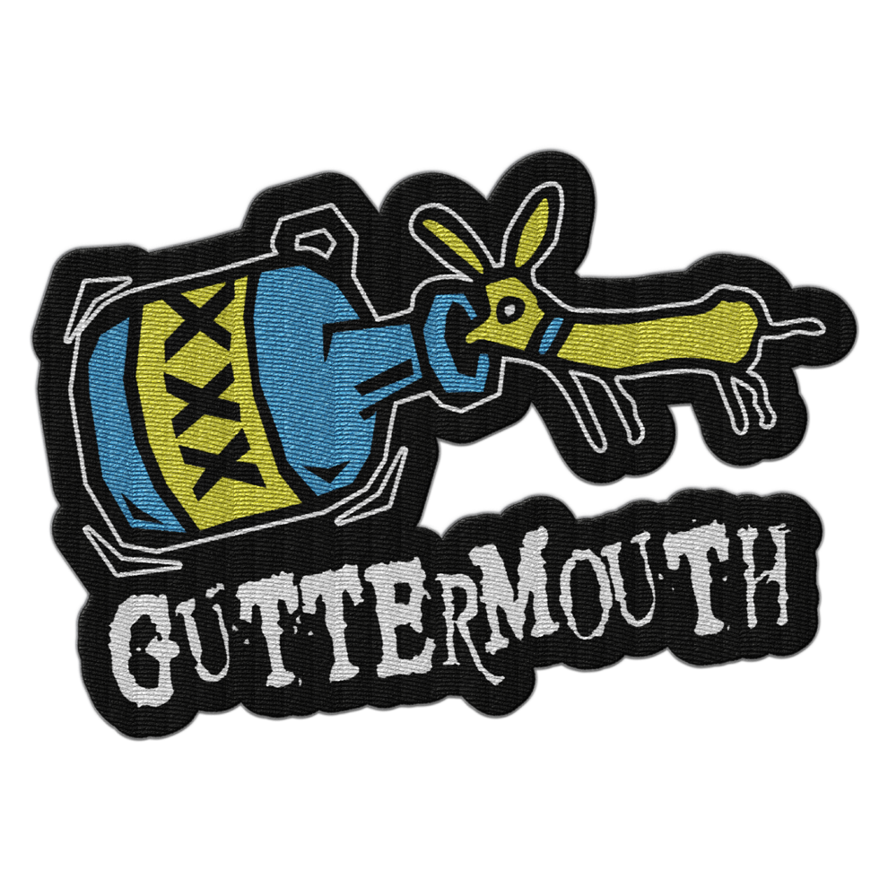GUTTERMOUTH - "Tequila Worm"  (Embroidered Patch)