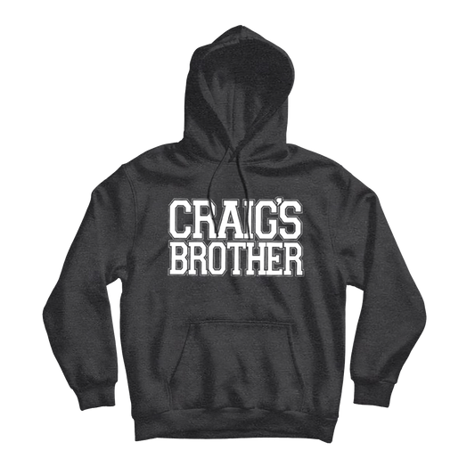 CRAIG'S BROTHER - "Homecoming Logo" (Jet Black Heather) (Pullover Hoodie)