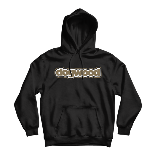 DOGWOOD "TT&T Logo / Golden Brown" (Black) (Pullover Hoodie)