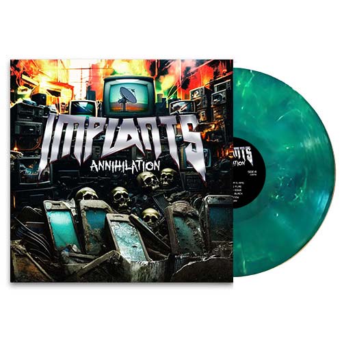 IMPLANTS - "Annihilation" (Cyber Tracks) (LP)