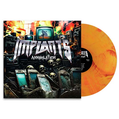 IMPLANTS - "Annihilation" (Cyber Tracks) (LP)