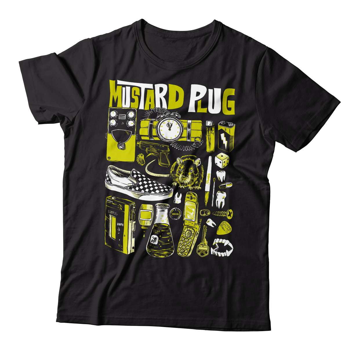 MUSTARD PLUG - "Stuff" (Black) (T-Shirt)