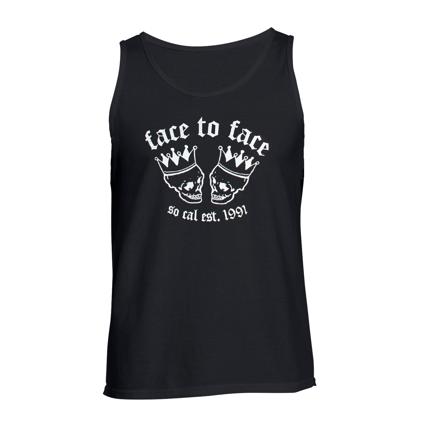 FACE TO FACE - "Skull Crown" (Black) (Tank Top)