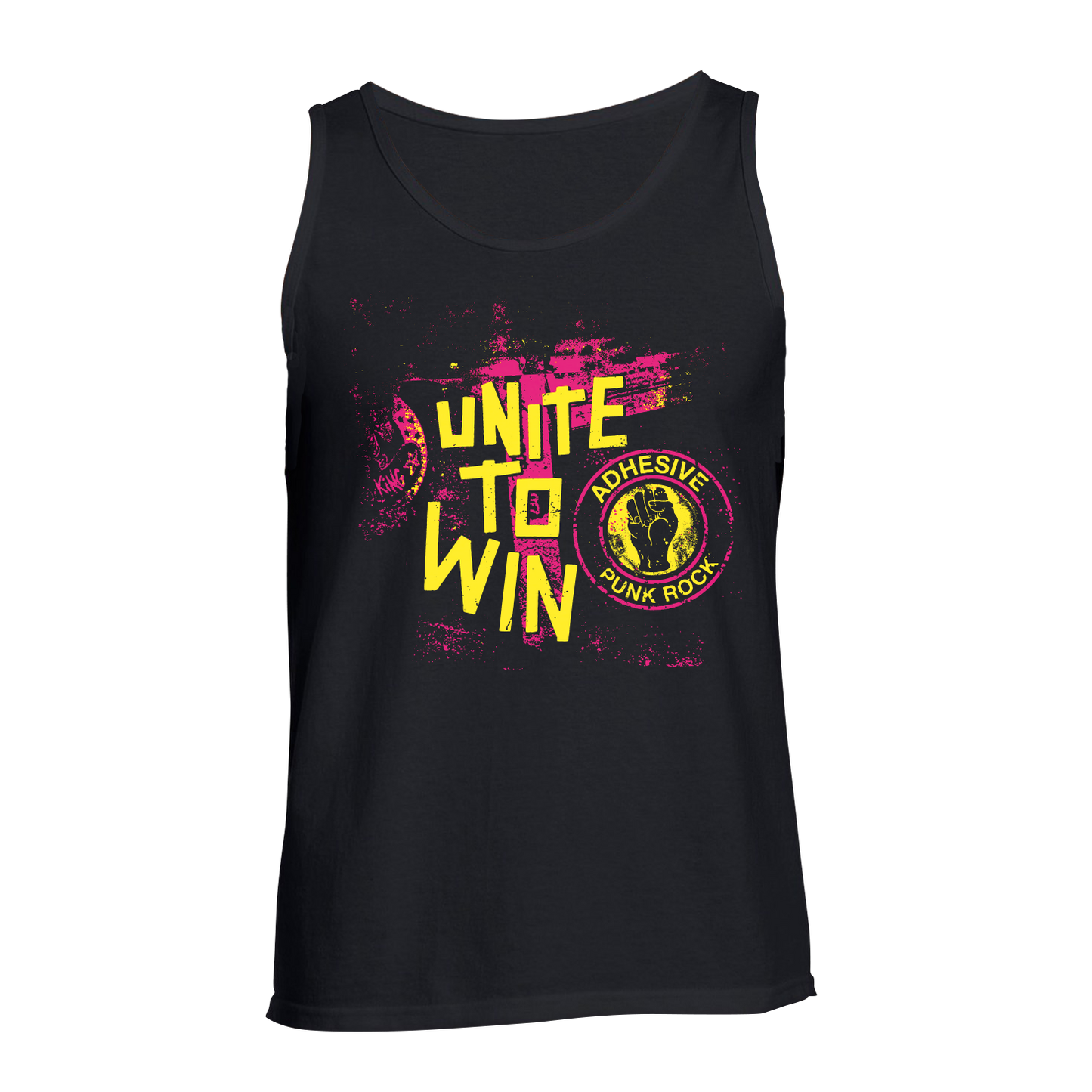 ADHESIVE - "Unite To Win" (Black) (Tank Top)