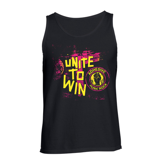 ADHESIVE - "Unite To Win" (Black) (Tank Top)