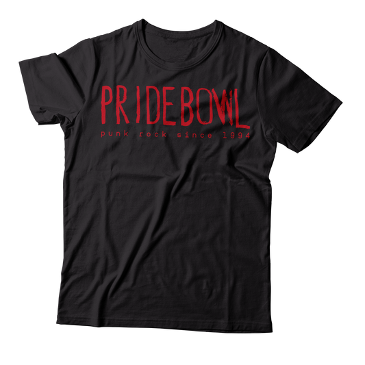 PRIDEBOWL - "Convergence" (Black/Red) (T-Shirt)