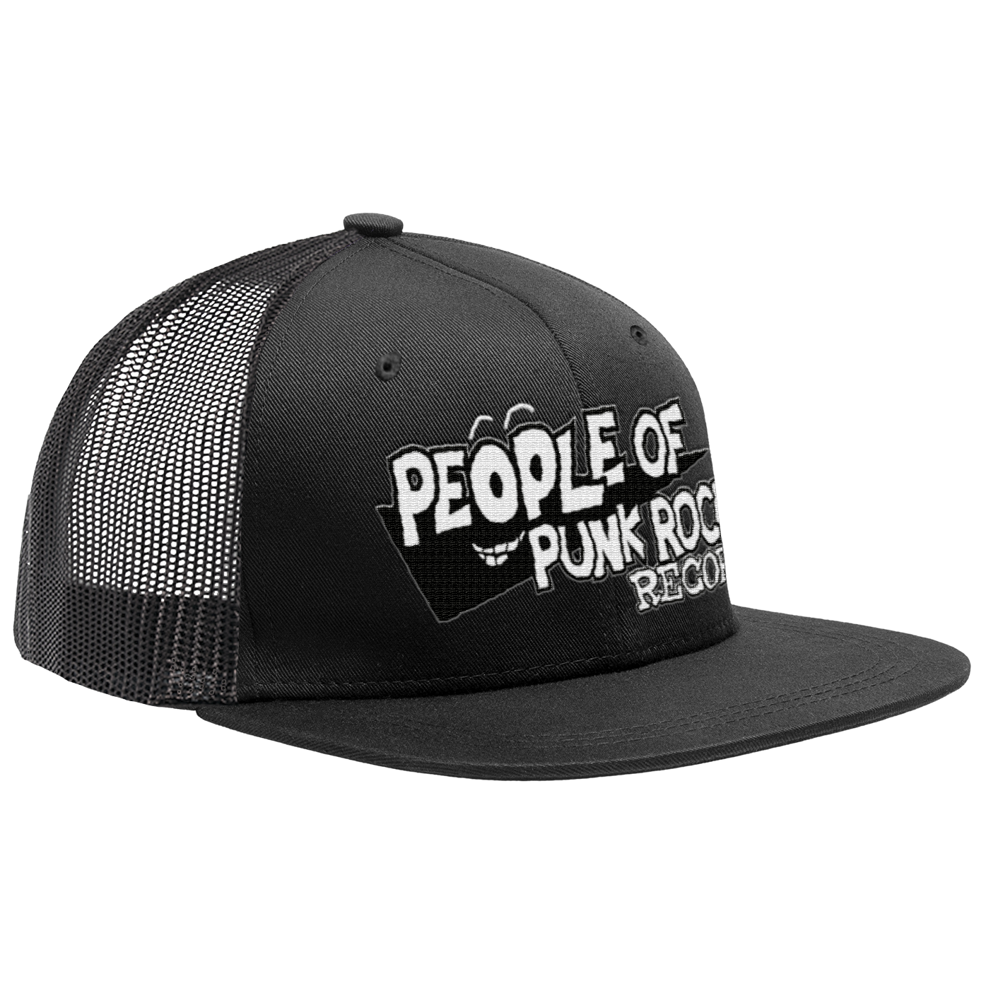POPR Records - "Lookout Logo (Black) (Trucker Cap)