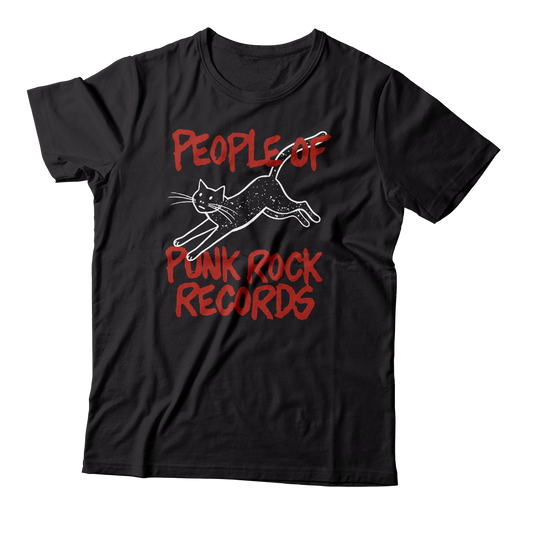 POPR Records - "Minor Threat Meow" (Black) (T-Shirt)