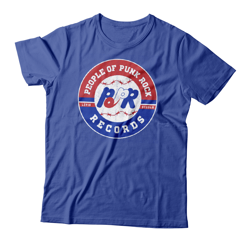 POPR Records - "Expos Logo" (Heather Blue) (T-Shirt)