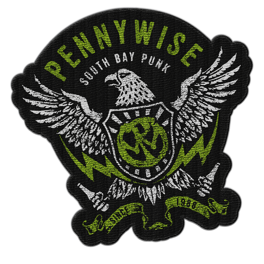 PENNYWISE - "Eagle" (Green/White) (Embroidered Patch)