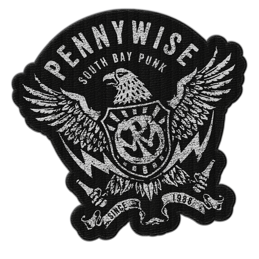 PENNYWISE - "Eagle" (White) (Embroidered Patch)