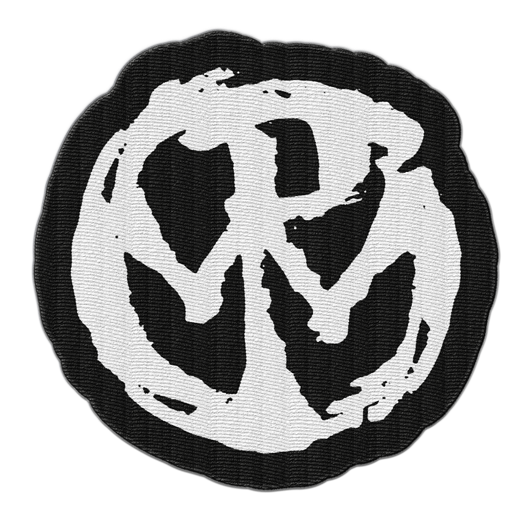 PENNYWISE - "Full Circle Logo" (White) (Embroidered Patch)