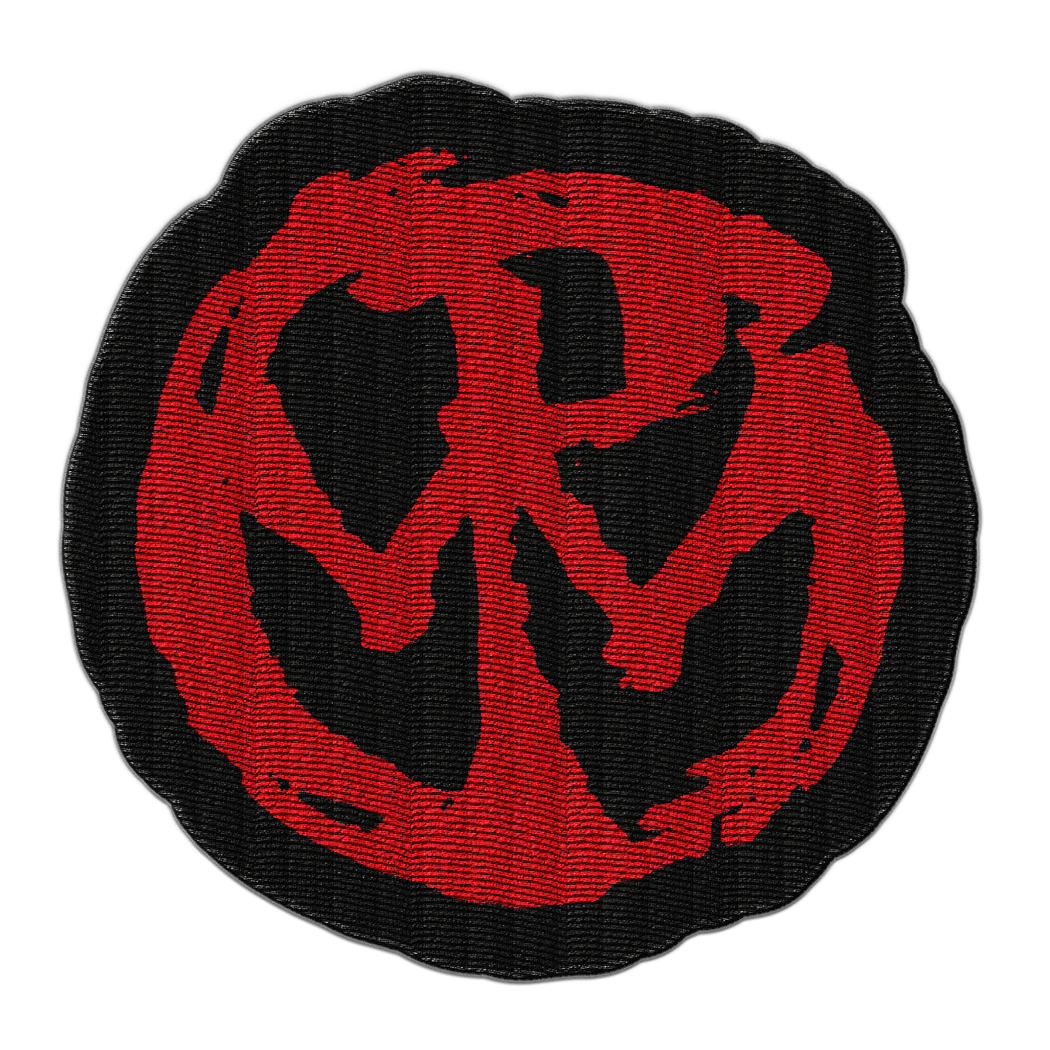 PENNYWISE - "Full Circle Logo" (Red) (Embroidered Patch)