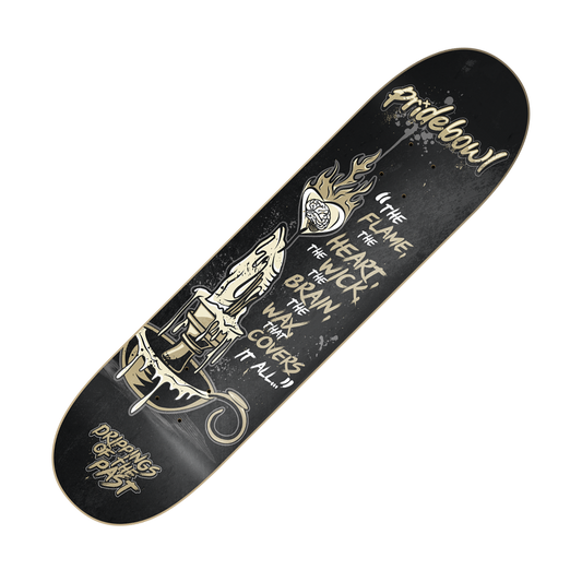 PRIDEBOWL - "Drippings" (Skateboard Deck)