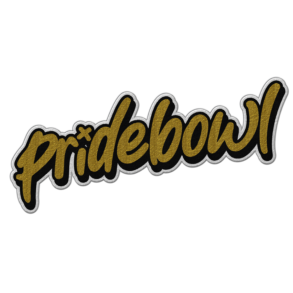 PRIDEBOWL - "Hostage Logo"  (Embroidered Patch)