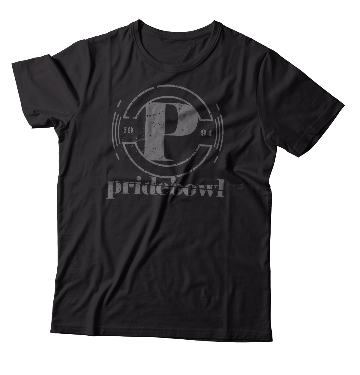 PRIDEBOWL - "P Logo" (Black) (T-Shirt)