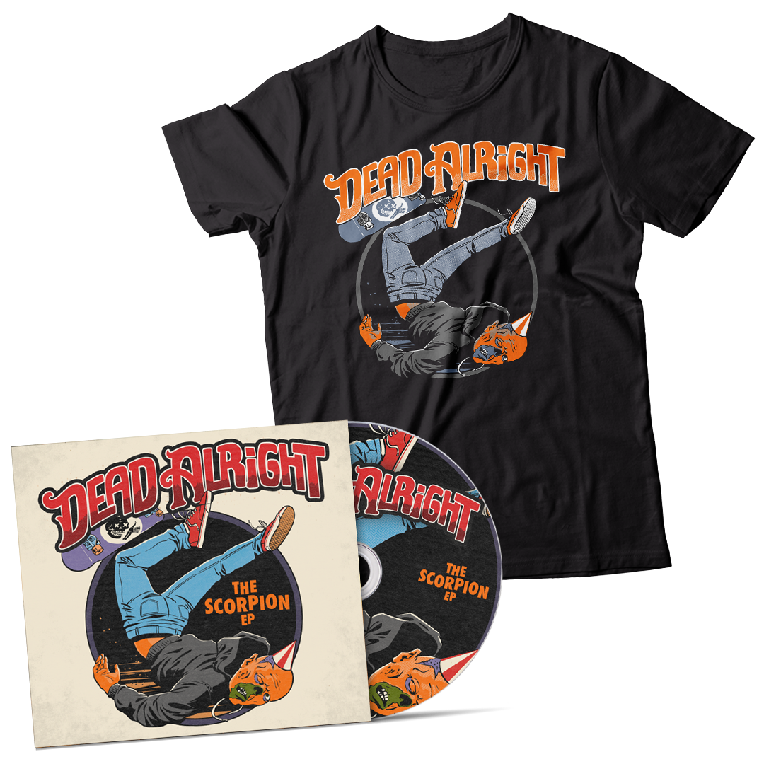 DEAD ALRIGHT - "The Scorpion EP" (CD + T-Shirt Bundle)