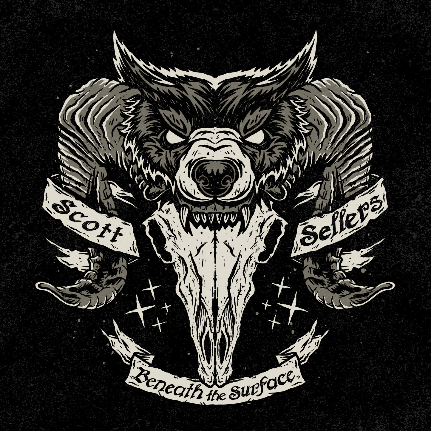 SCOTT SELLERS - "Beneath The Surface" (LP Test Pressing)