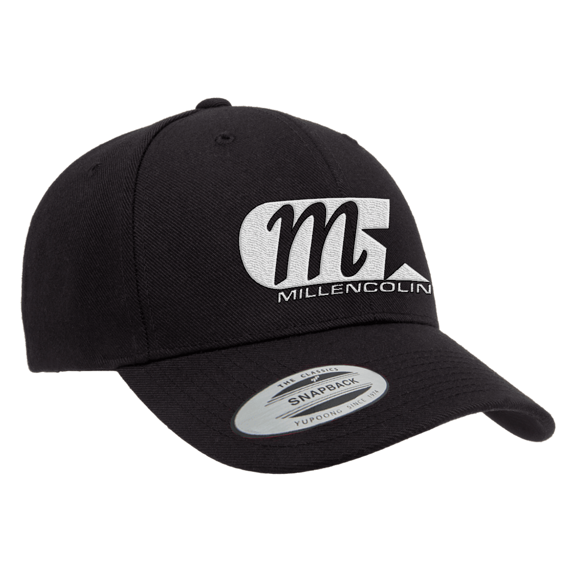 MILLENCOLIN - "M Logo" (Black) (Curved Visor - Snapback Cap)