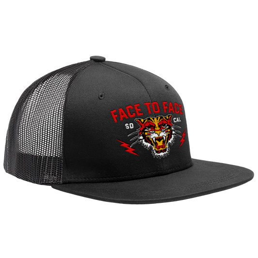 FACE TO FACE - "Tiger" (Black) (Trucker Cap)