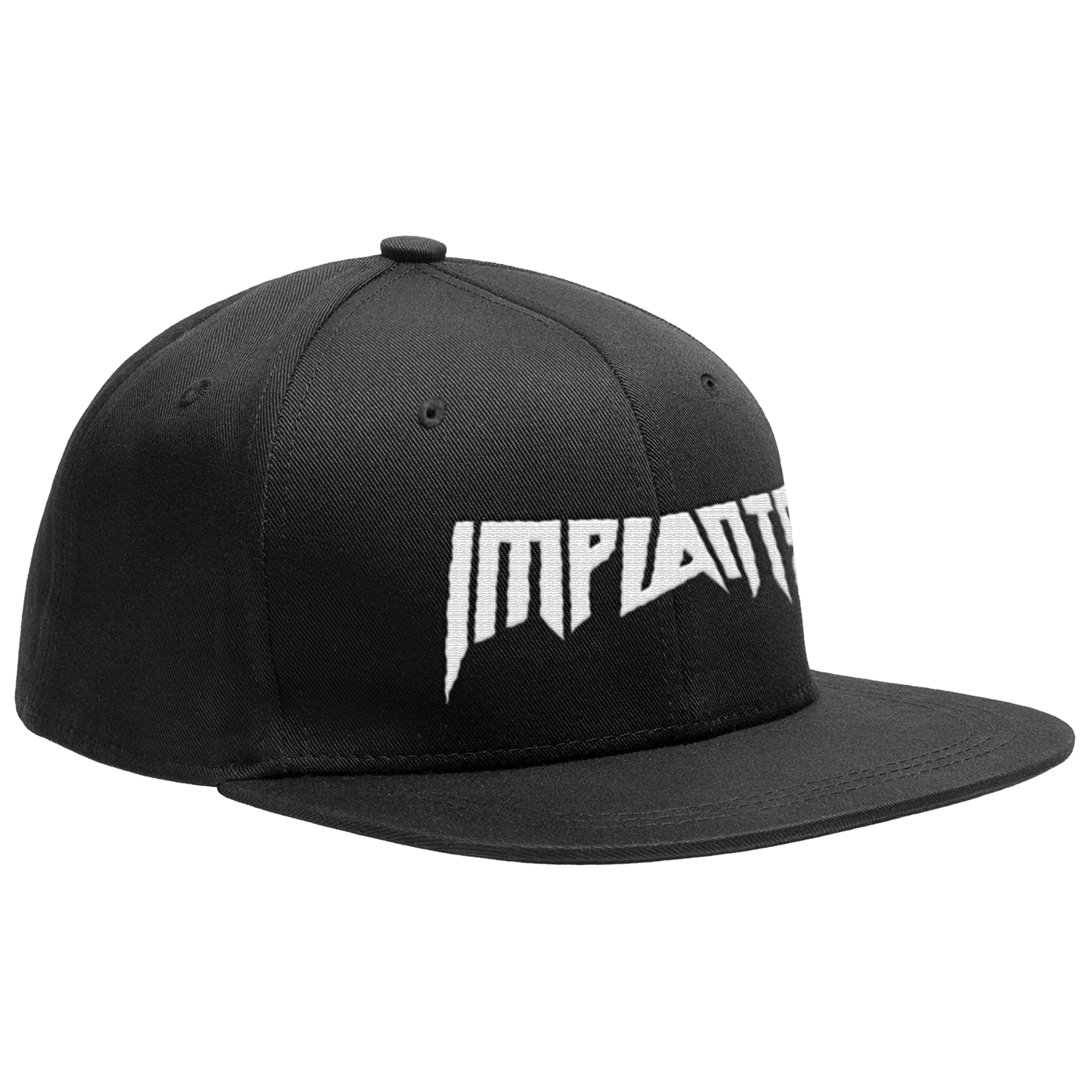 IMPLANTS - "Logo" (Black) (Snapback Cap)