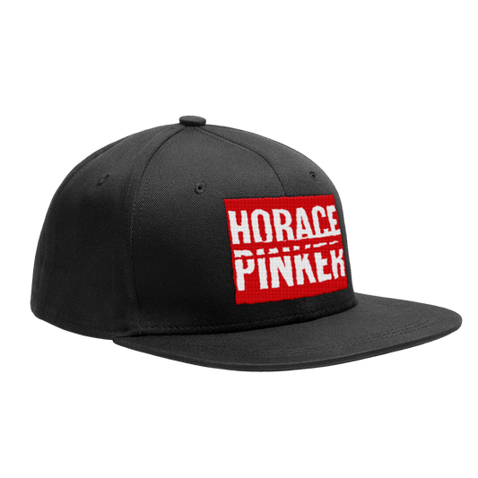 HORACE PINKER - "Red-Eyed Regular Logo" (Snapback Cap) (Black)