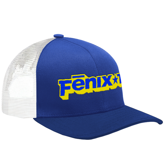 FENIX TX - "OG Logo" (Royal Blue/White) (Curved Visor - Snapback Cap)