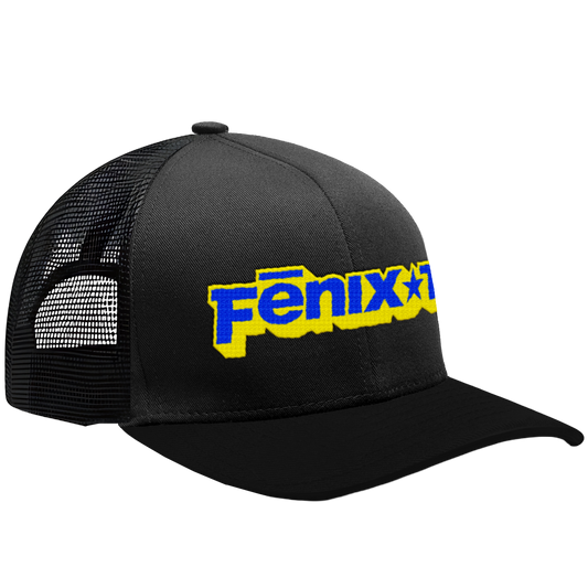 FENIX TX - "OG Logo" (Black) (Curved Visor - Snapback Cap)