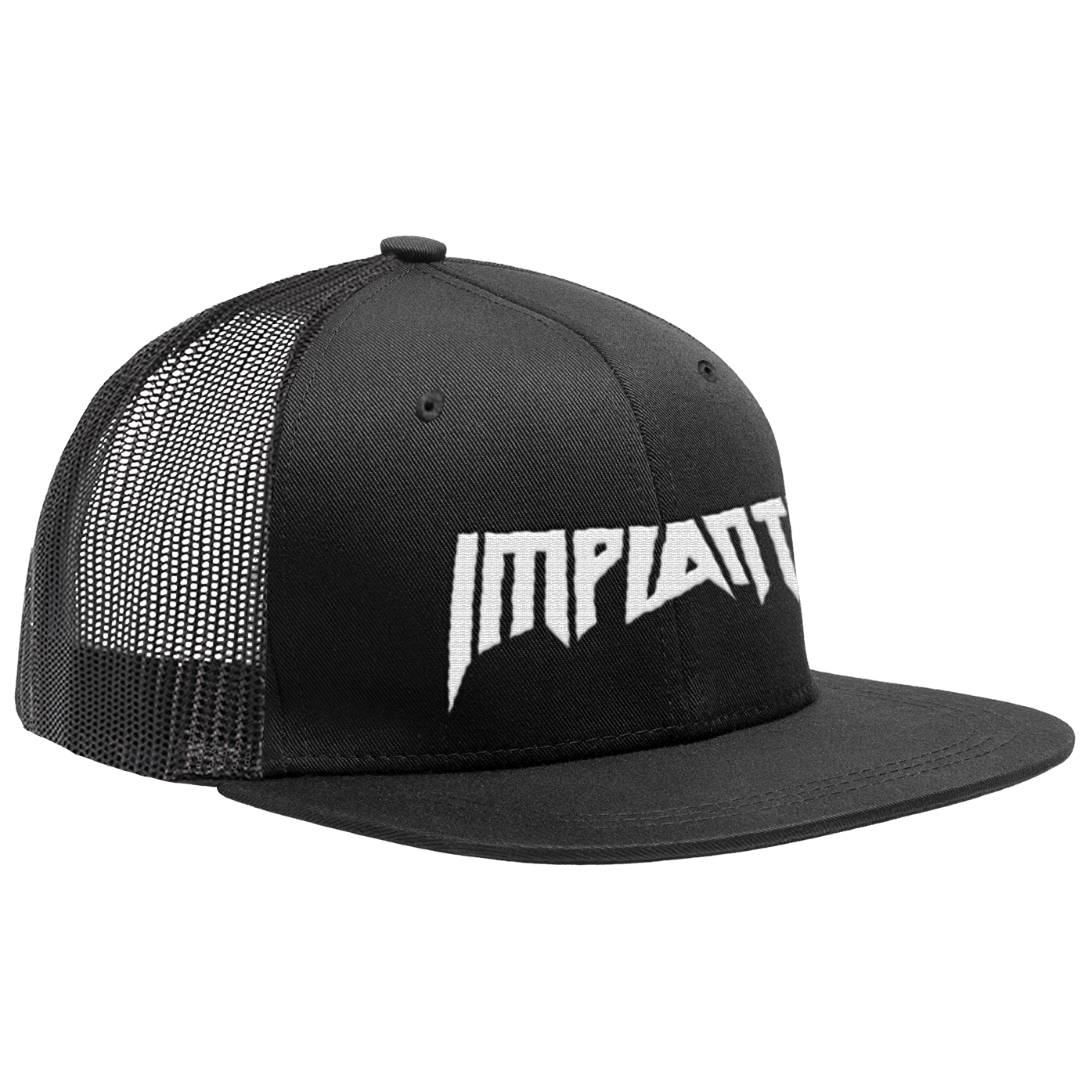 IMPLANTS - "Logo" (Black) (Trucker Cap)
