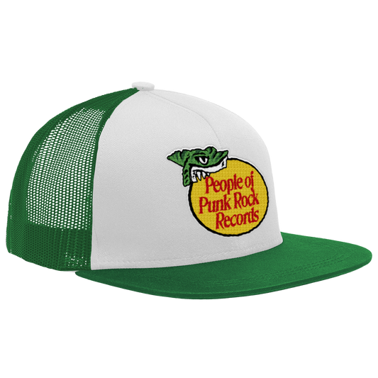 POPR RECORDS - "Bass Pro" (Kelly Green/White) (Trucker Cap)