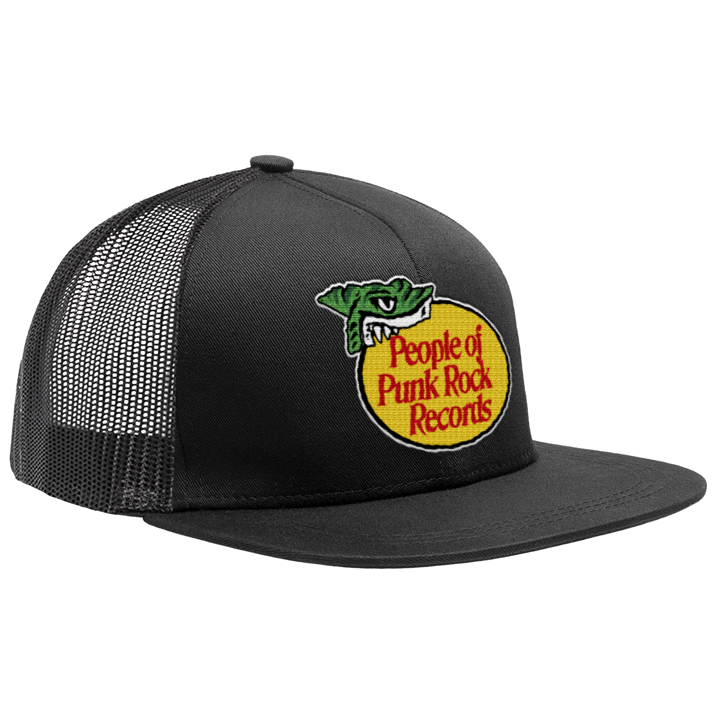 POPR RECORDS - "Bass Pro" (Black) (Trucker Cap)