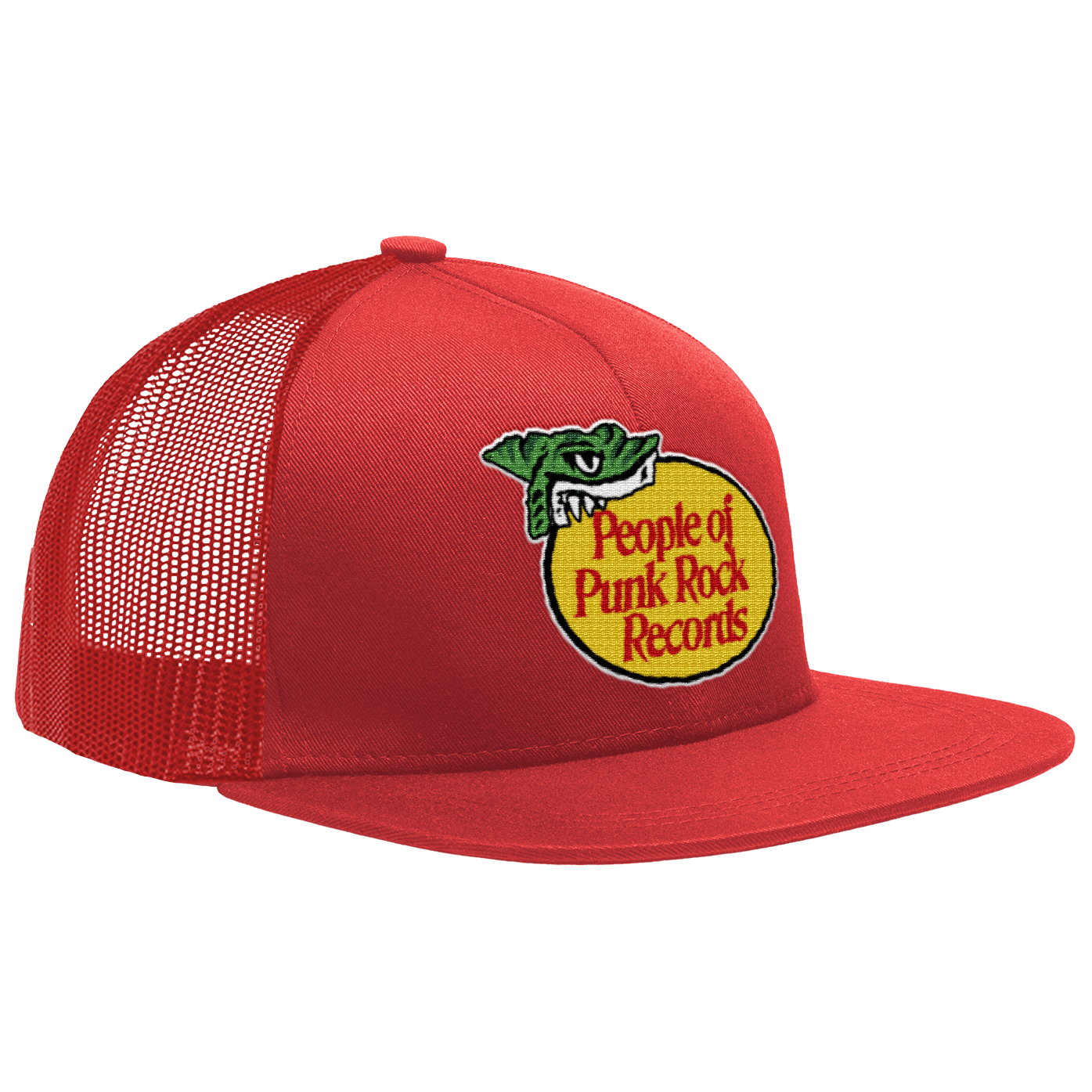 POPR RECORDS - "Bass Pro" (Red) (Trucker Cap)