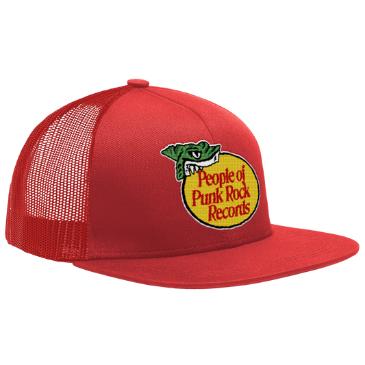 POPR RECORDS - "Bass Pro" (Red) (Trucker Cap)