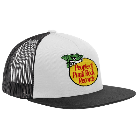 POPR RECORDS - "Bass Pro" (Black/White) (Trucker Cap)