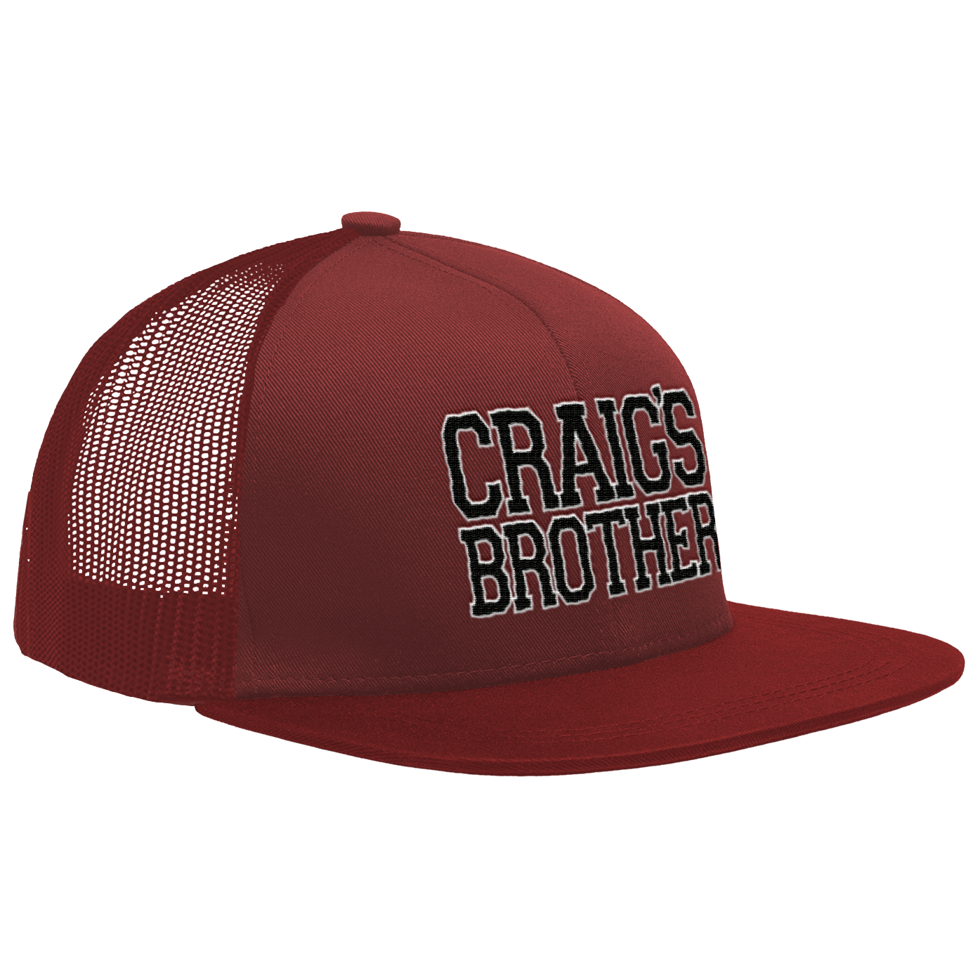 CRAIG'S BROTHER - "Homecoming Logo" (Wine Red) (Trucker Cap)