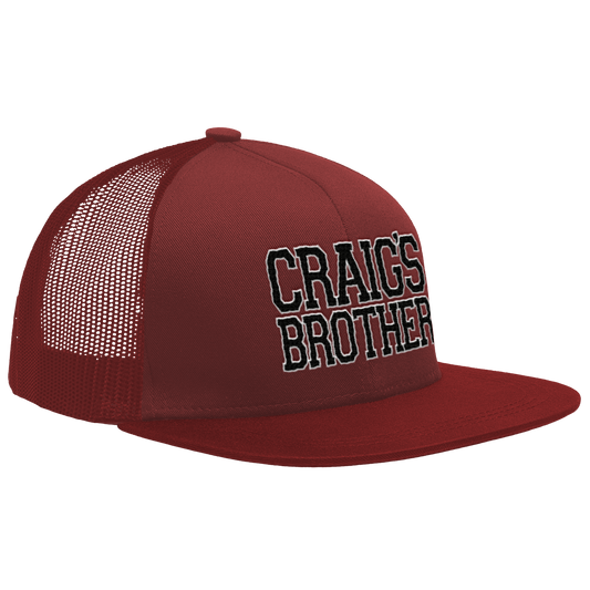 CRAIG'S BROTHER - "Homecoming Logo" (Wine Red) (Trucker Cap)